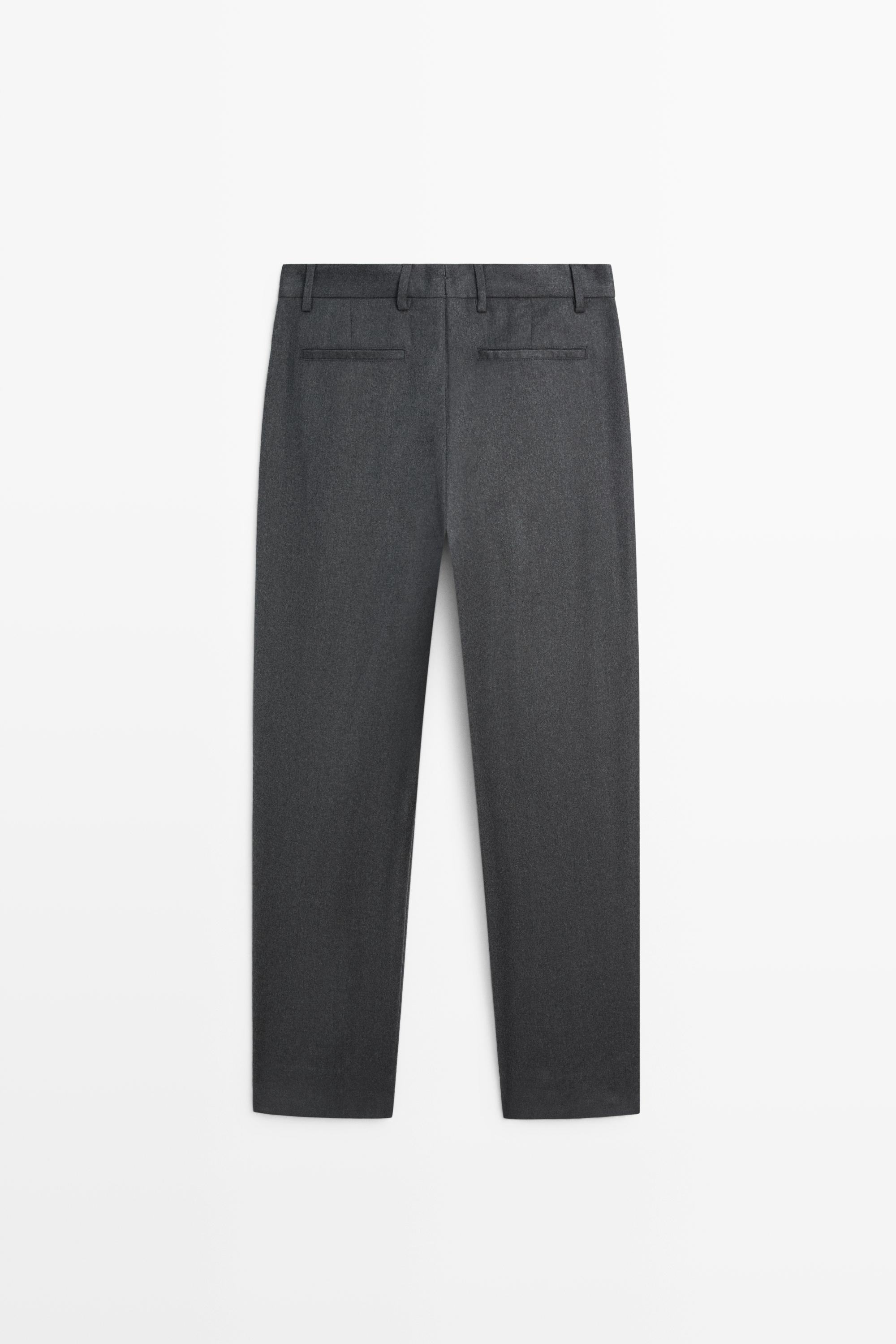 Pantalon tailleur 100 % laine